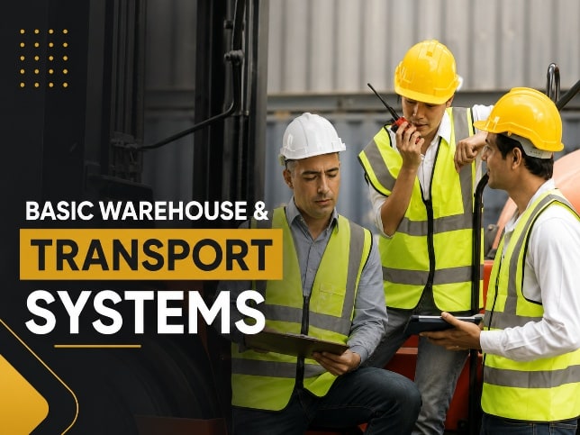 Basic Warehouse And Transport Systems course graphic