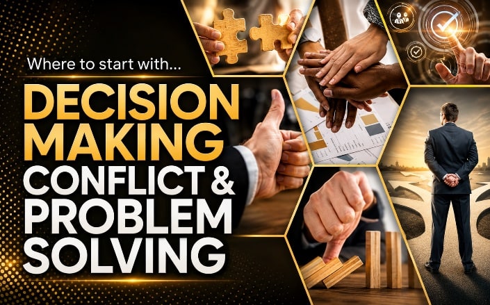 Decision Making, Conflict And Problem Solving course graphic