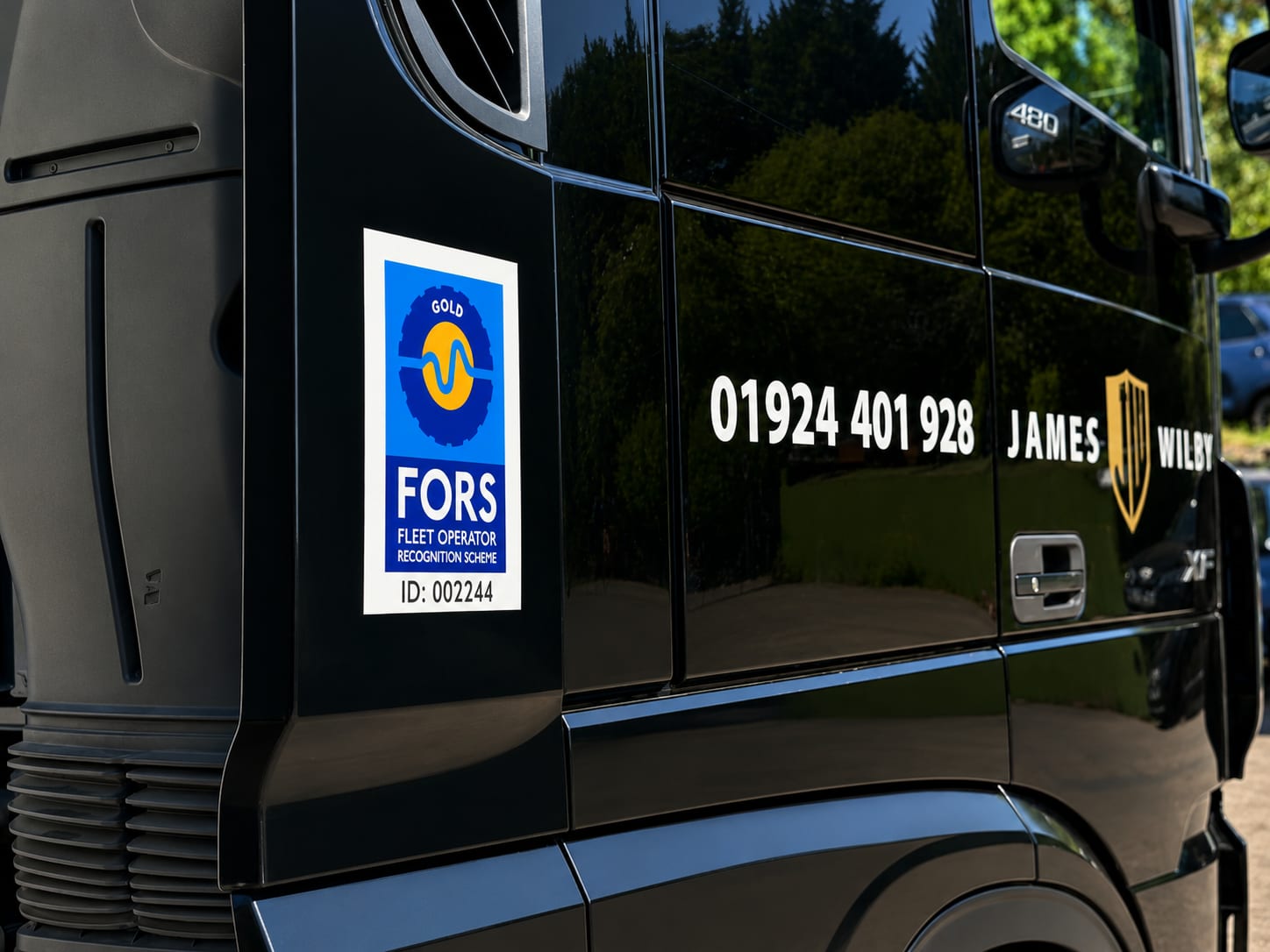 FORS accredited James Wilby vehicle detail