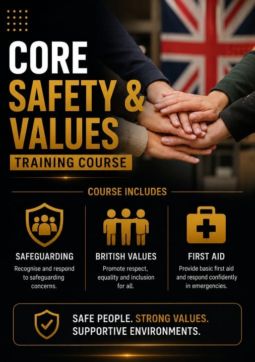 Core Safety & Values Training course graphic