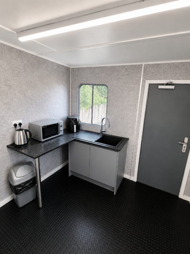 Driver kitchen facilities at the James Wilby SNAP location