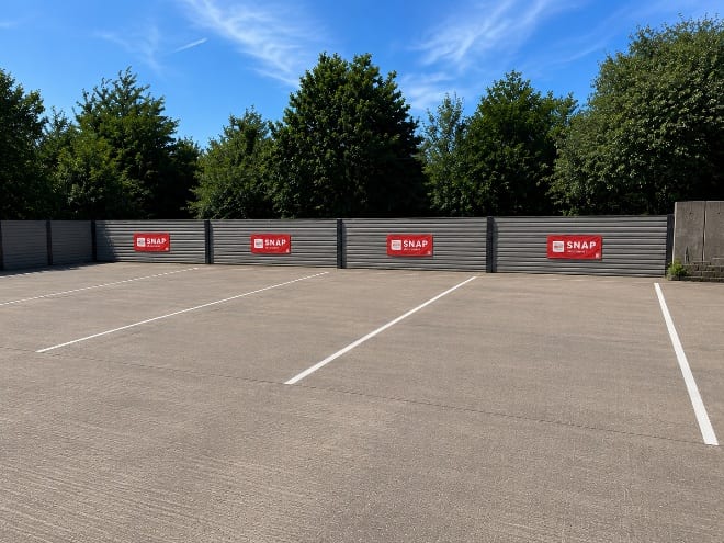 SNAP parking bays at James Wilby Logistics Ltd